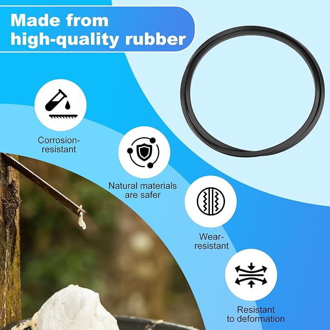 KEXWAN repuesto O-Ring trapezoidal para filtros de piscina miniatura 3
