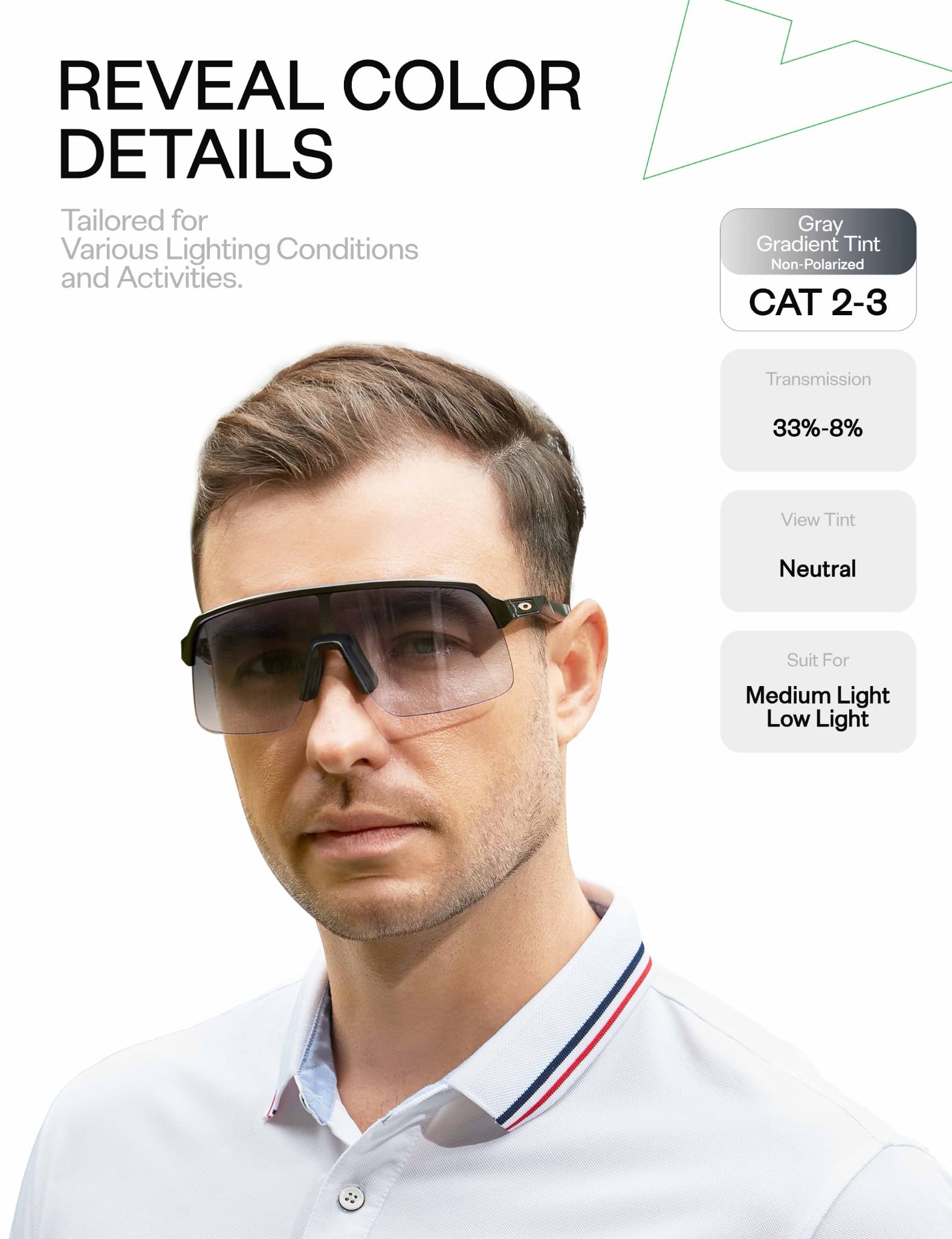 Mryok Lenti di ricambio per Oakley Latch Beta OO9436 - Opzioni