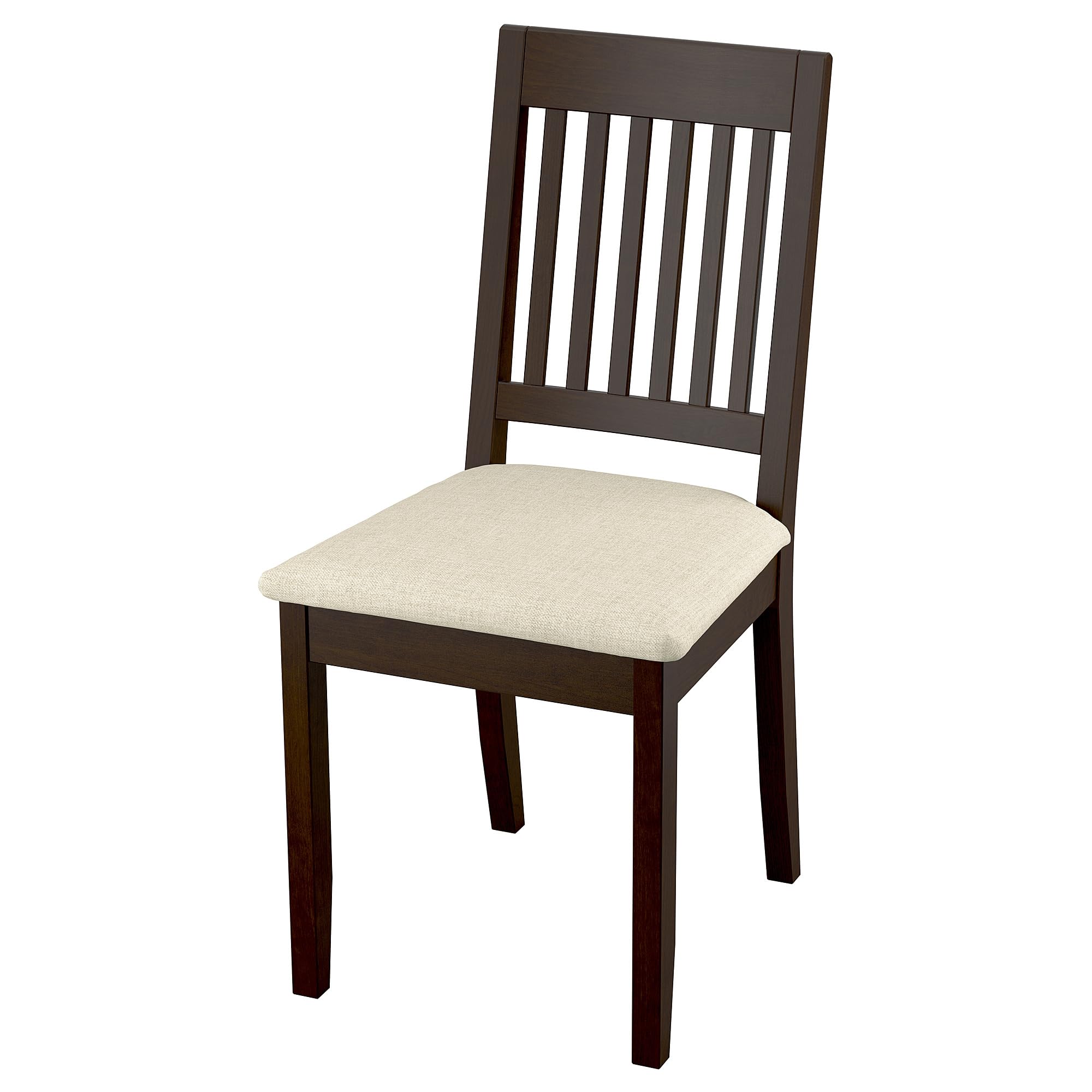 Chaise NÄSINGE marron et beige pour vos repas en famille