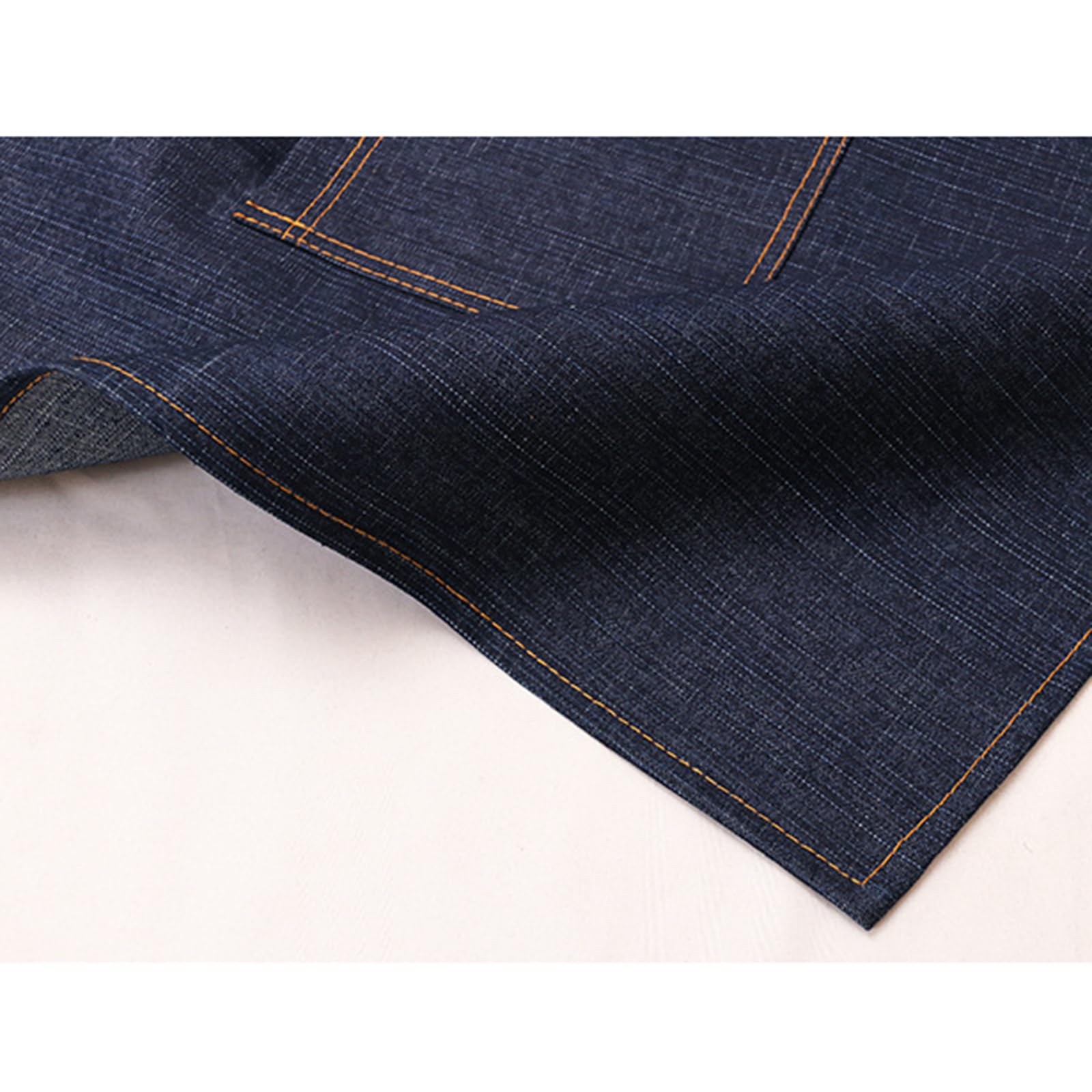 Fartuchy do pieczenia, 2-częściowy fartuch kucharski z kieszeniami, regulowany na szelkach, unisex, dżinsowy do domu, kuchni, ogrodu, sztuki malowania, niebieski(Blue)
