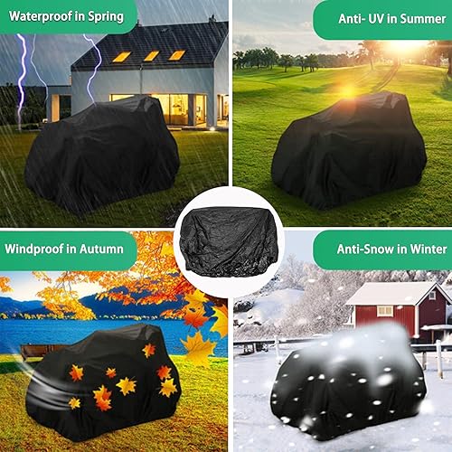 Miniatura 5 de LP93917 Cubierta de tractor de césped para John Deere 100-X300 Series Tractores Cubierta protectora resistente al agua para tractores John Deere