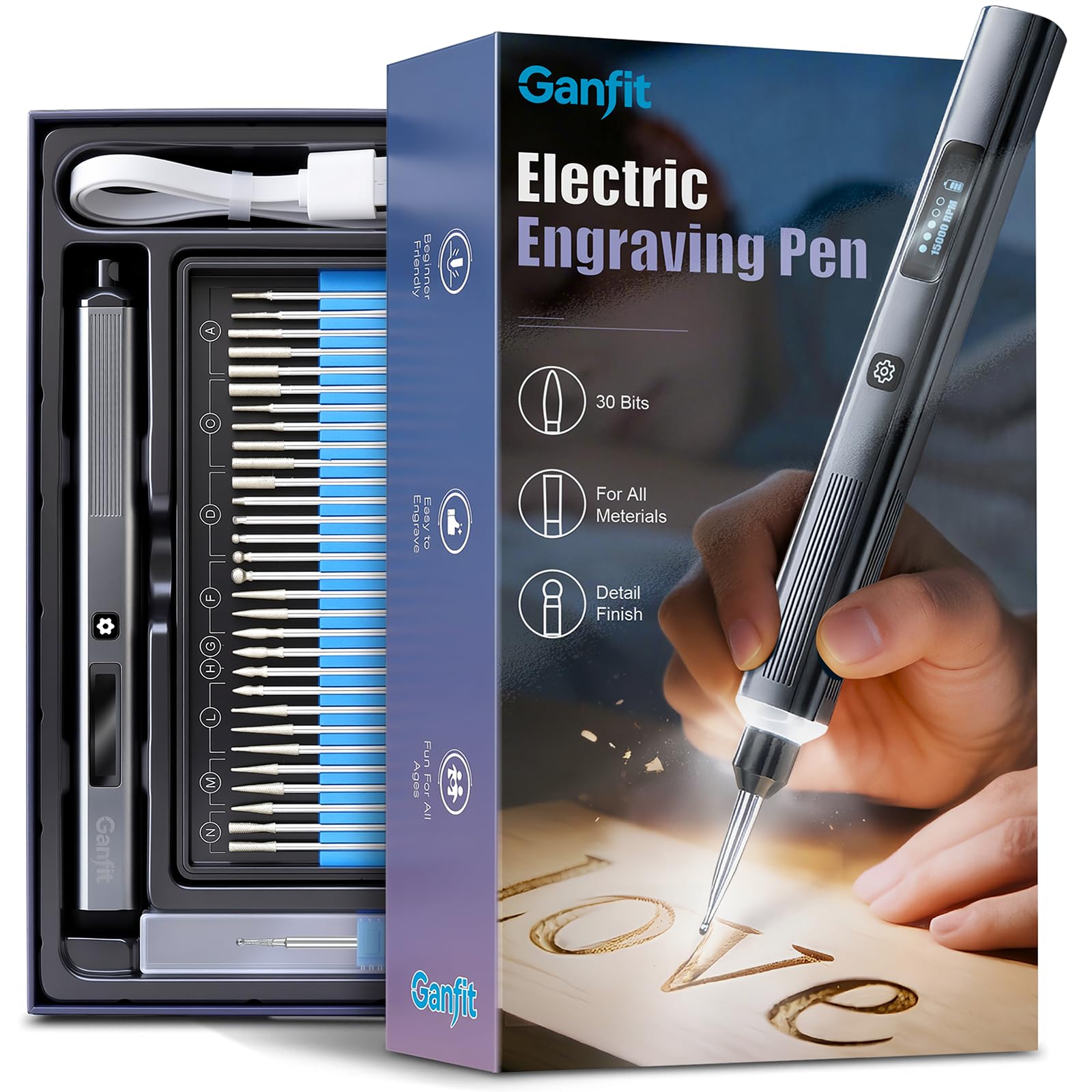 Gravierstift für Metall, Holz, Glas und Kunststoff, Geschenk für Teenager