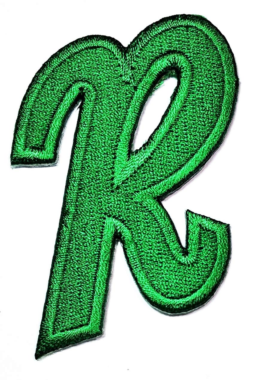 Buy PARITA Alphabet Letters A to Z Patch Green Letter R Patch Letters ...