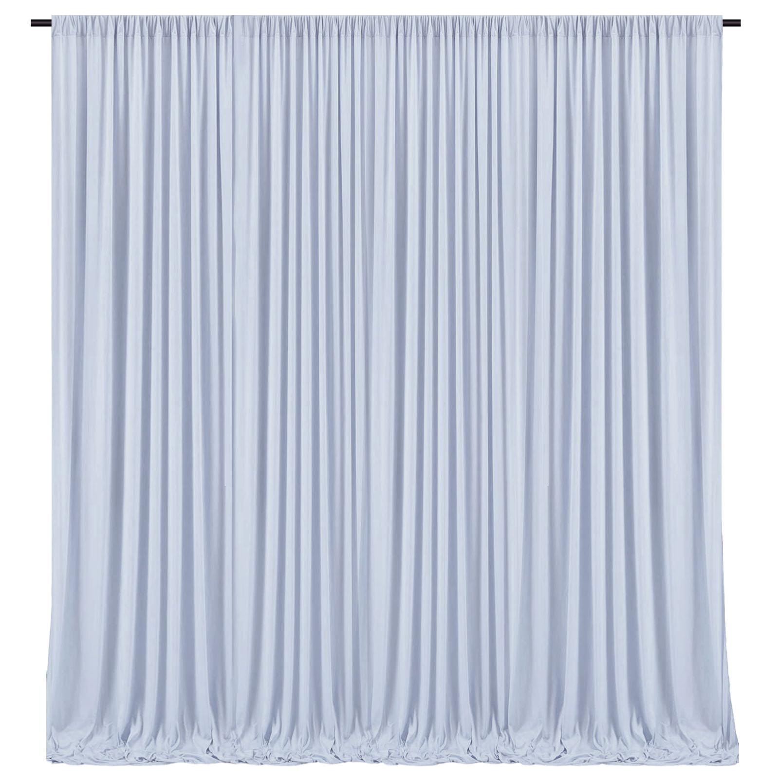 10 x 7 Feet Purple Gray Backdrop Curtain for Partie, Background Curtains for Photoshoot, Birthday, Wedding, Halloween, Thanksgiving, Christmas Day,