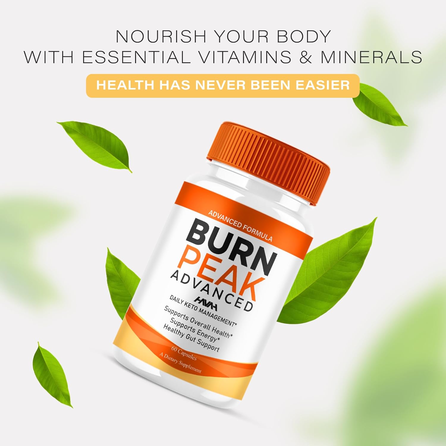 Burn Peak Advanced Health Management Support BurnPeak Pills, Burn Peak Maximum Strength Overall Health & Wellness Support Supplement, BurnPeak Premium Health Support Capsules (60 Capsules) - Image 3