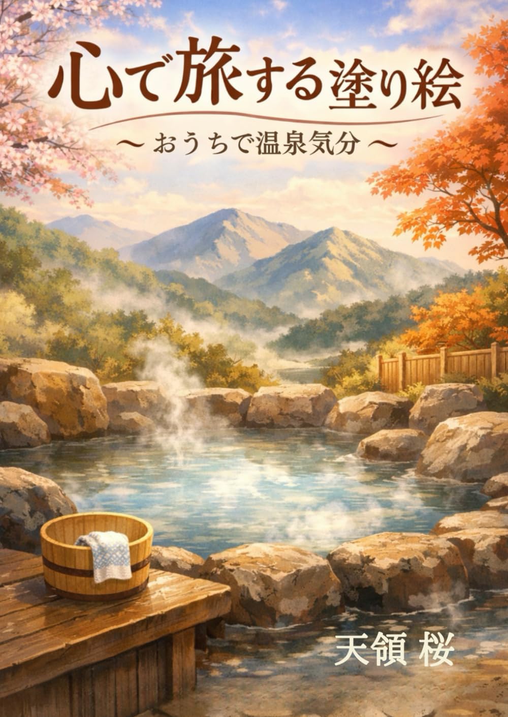 心で旅する塗り絵 ～おうちで温泉気分～