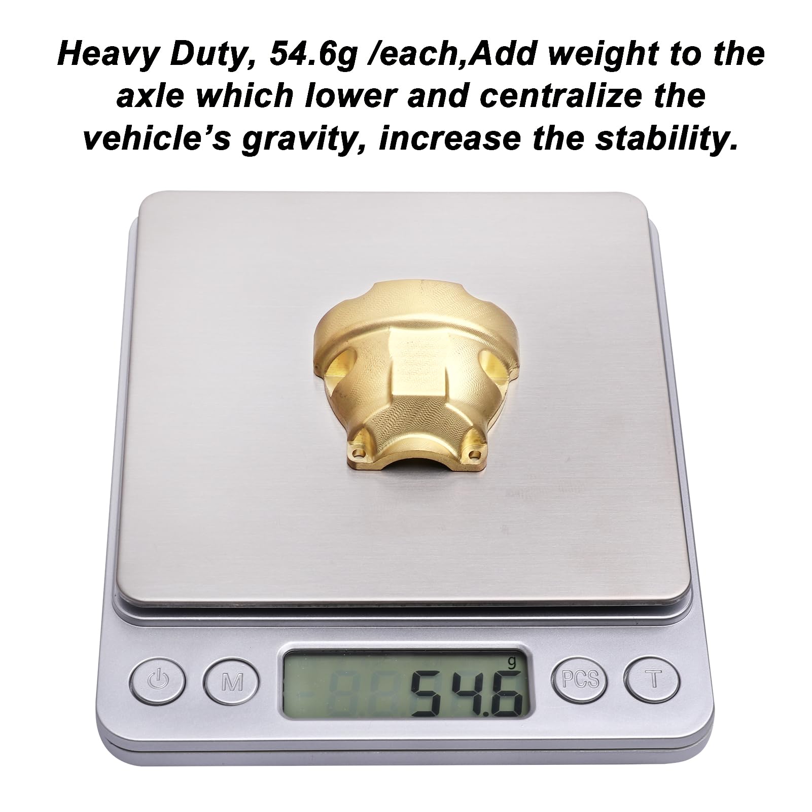 Integy RC Model Type VIII CNC Machined HD Diff Cover For Axial 1/10 Wraith 2.2 Rock Racer