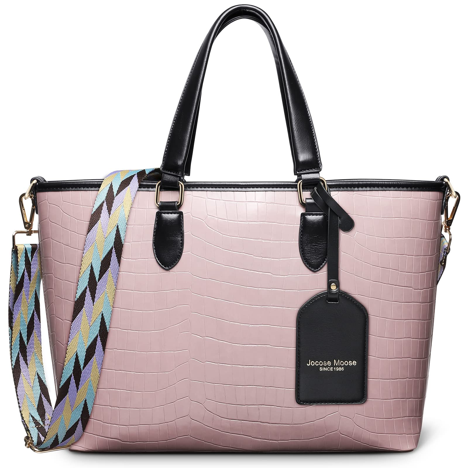 Jocose Moose Laptop Bag For Women Tote Bag Waterproof Lightweight