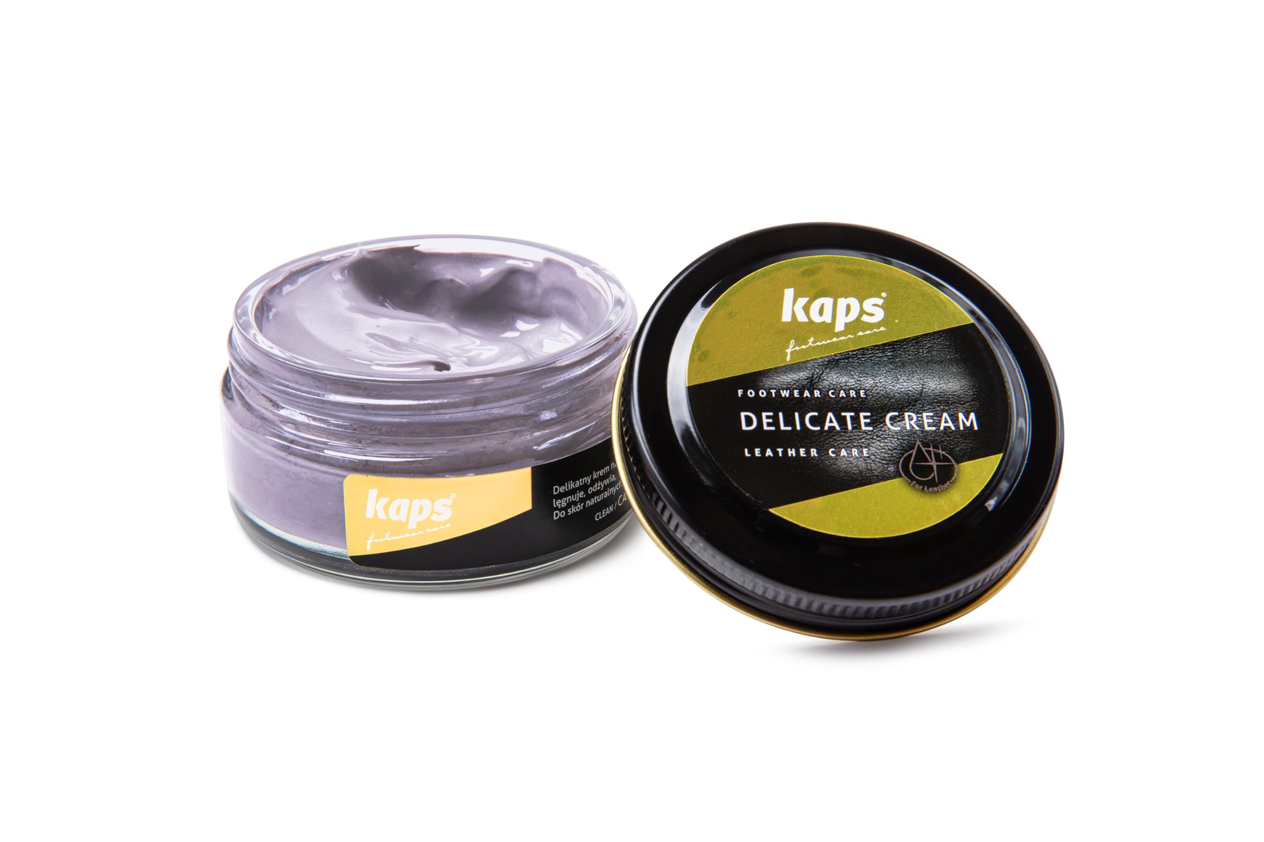 Kaps Leather Shoe Cream - Shoe Care Polish and Colour Conditioner | Refreshes Appearance | For Boots, Handbags, Furniture | Intensive Leather Care and Nourishing | 70 + Shades 50ml — view 41