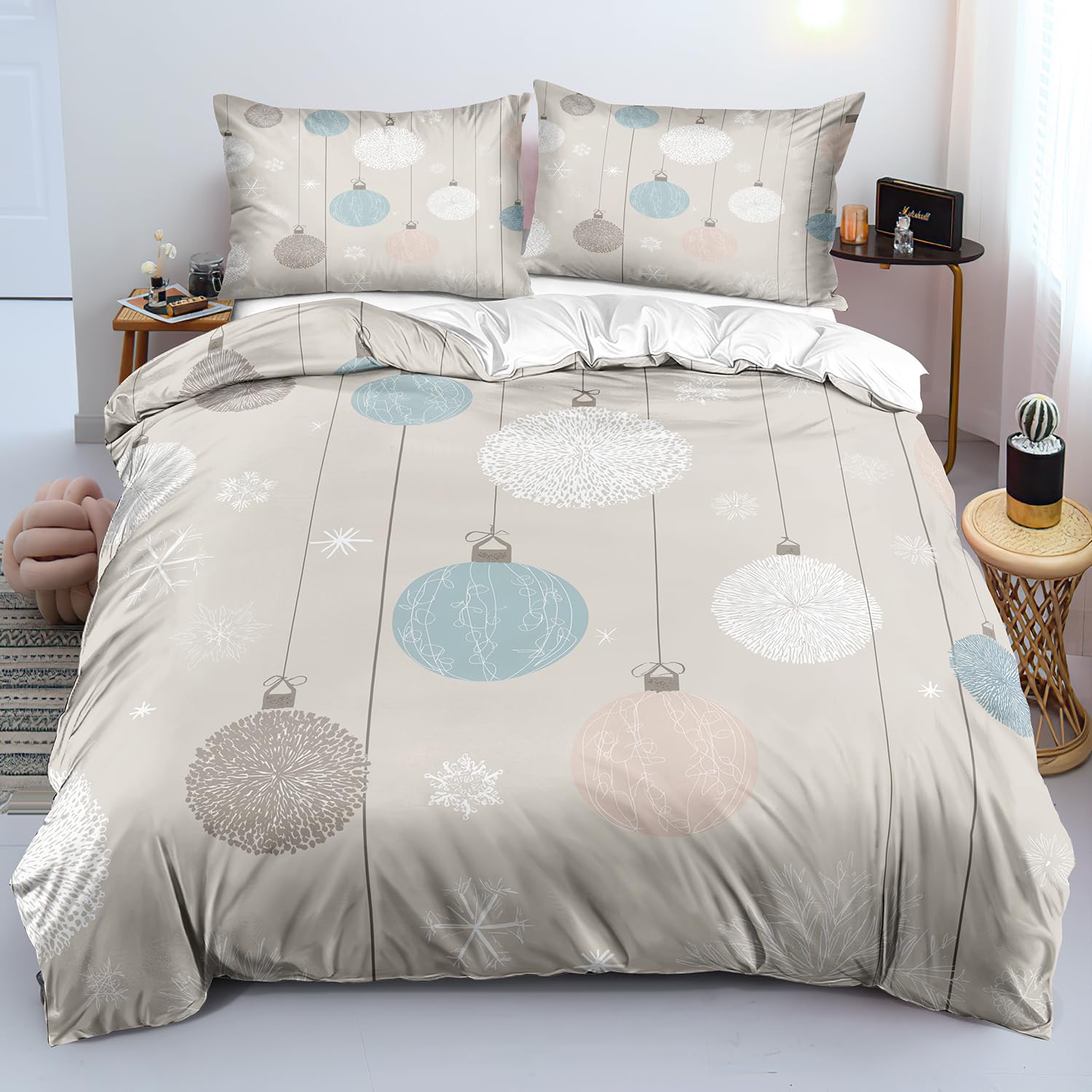 Parure de lit boules de Noël le cadeau idéal pour décorer la chambre d'enfant