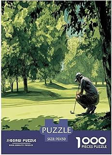 Comprar El El Golf Puzzle De 1000 Piezas, Moderno DIY,Entretenimiento Creativo Clásicos para Adultos Y Niños A Partir De 12 Años Un Rompecabezas Desafiante - Obra De Arte 70x50cm/1000pcs