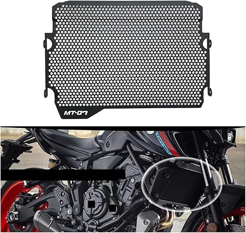 Miniatura 3 de Compatible with MT07 MT-07 MT 07 FZ-07 FZ07 2018-2022 Motorcycle Radiator Grille Guard Cover Protective Water Tank Cooler Protector (Color  MT07