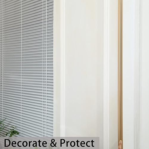 Miniatura 6 de Trimold Protectores de esquina de aluminio para moldura en L con ángulo de 90 para marco de puerta de pared, marco de puerta, protección y