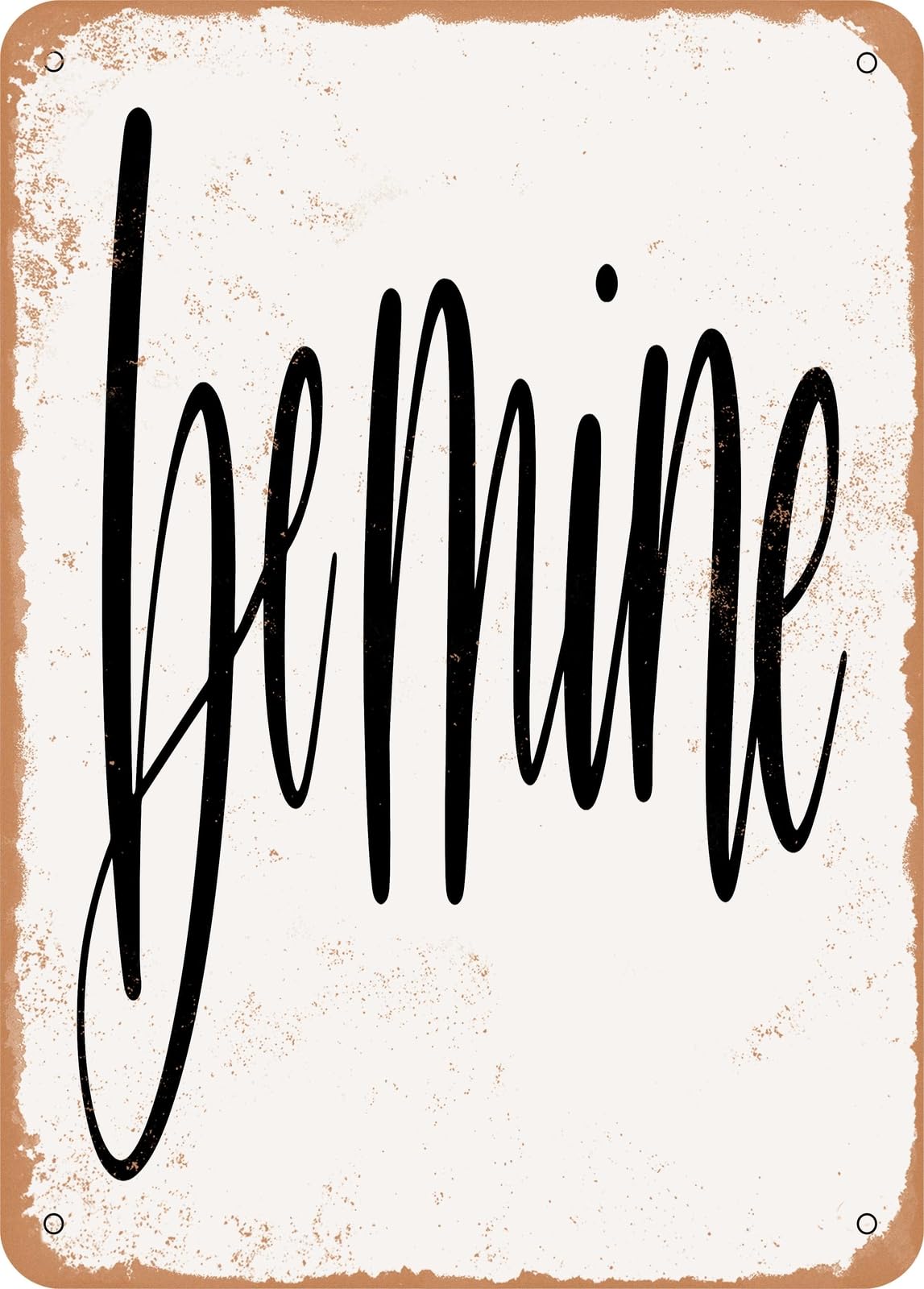 Metal Sign - Be Mine - Vintage Look home decor