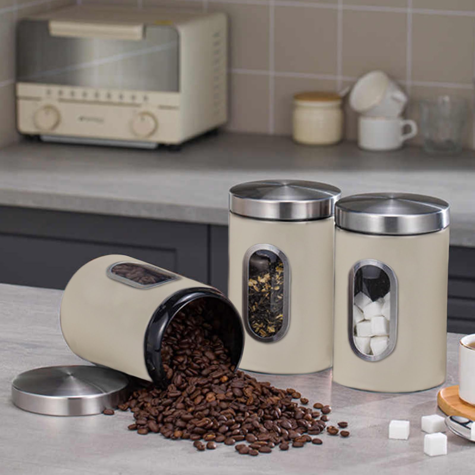 Contenore di vetro ermetico per caffè, zucchero e tè con coperchio in legno - Cina Contenore in vetro e contenore per alimenti prezzo