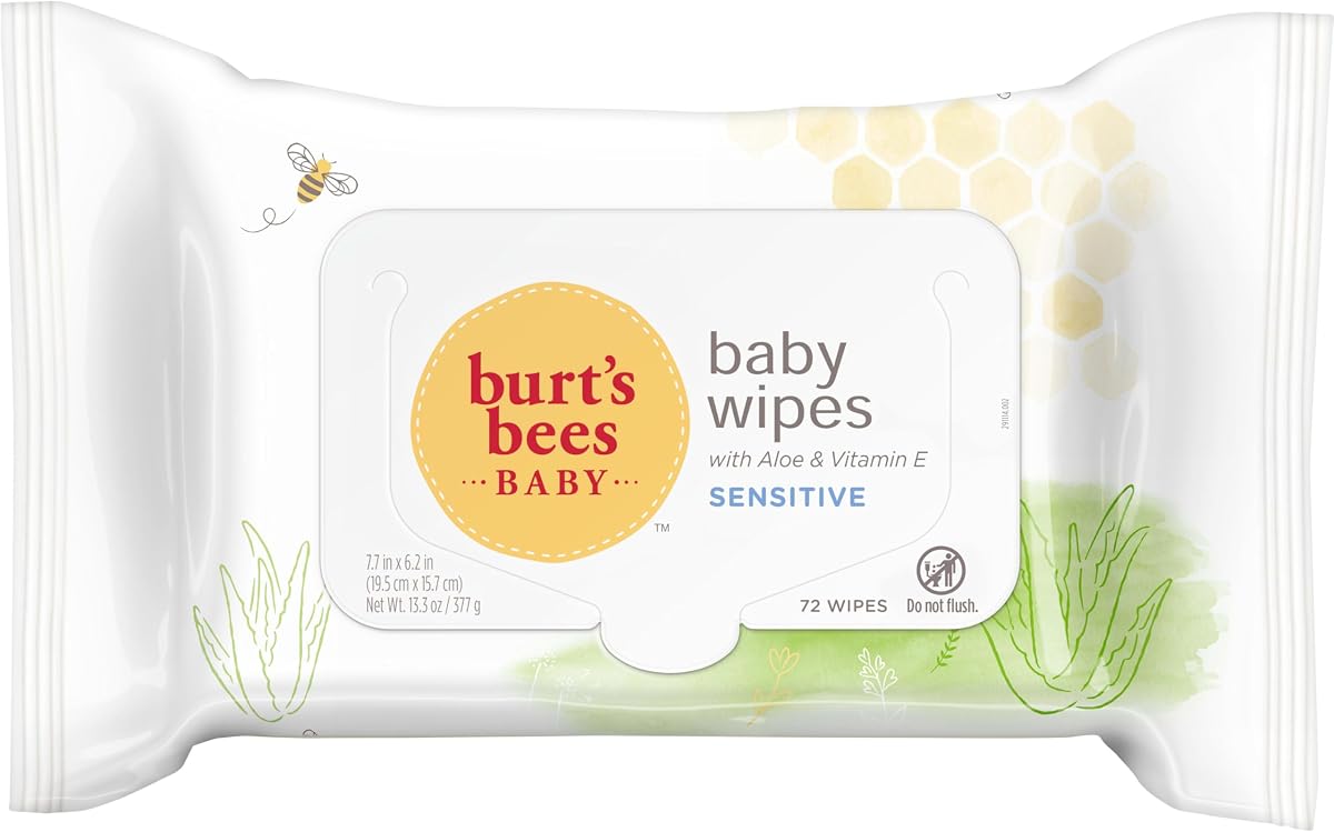 Bebé 20792850004157 Toallitas sin cloro, toallitas naturales sin perfume para bebé - 72 toallitas, múltiples
