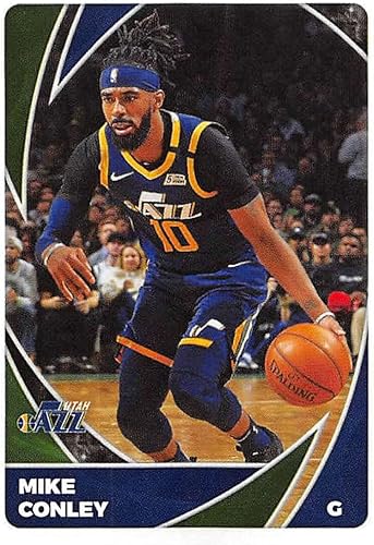2020-21 Panini Stickers #488 Mike Conley Official NBA Basketball Album Sticker Measuring 2.75 inch tall X 2 inches wide in Raw (NM or Better