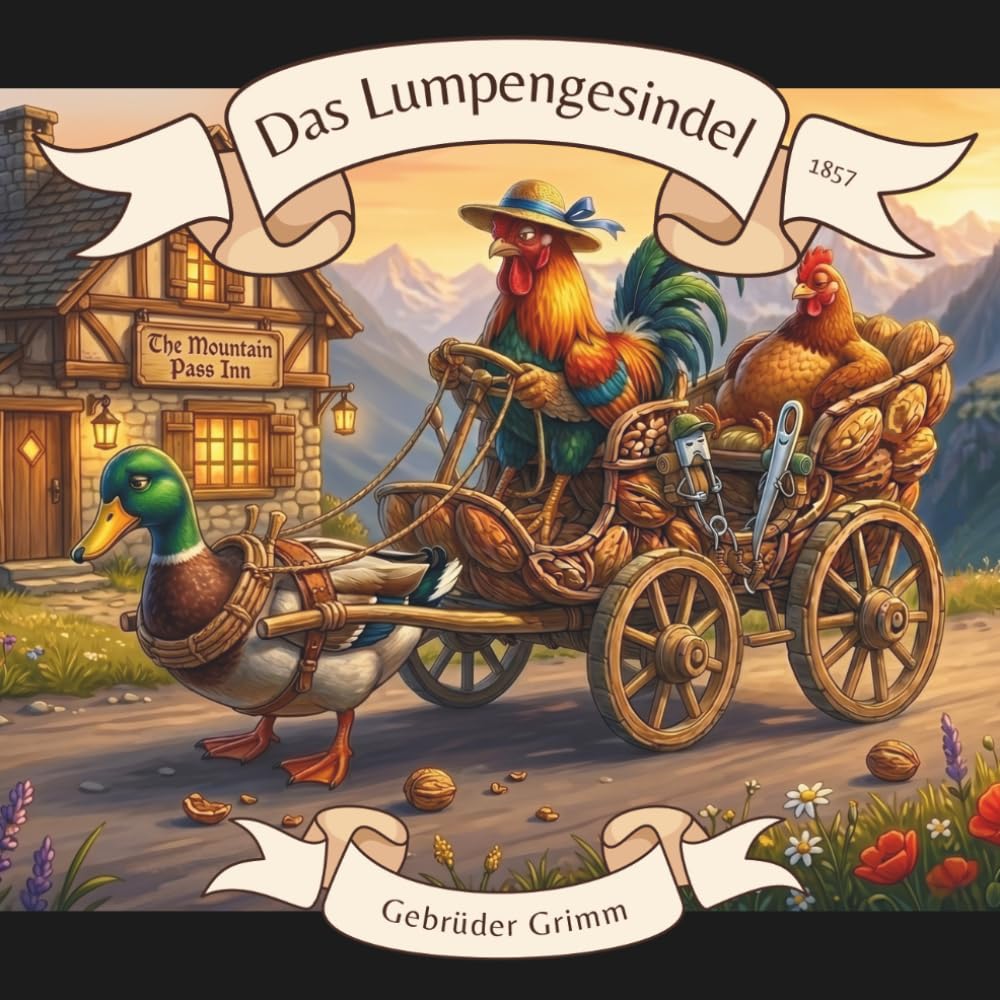 Das Lumpengesindel 1857 Gebrüder Grimm: Illustrierte Multimedia Märchenbuchedition mit QR-Code zum Vorlesen lassen (Multimedia Märchenbuchedition - Gebrüder Grimm 1857)