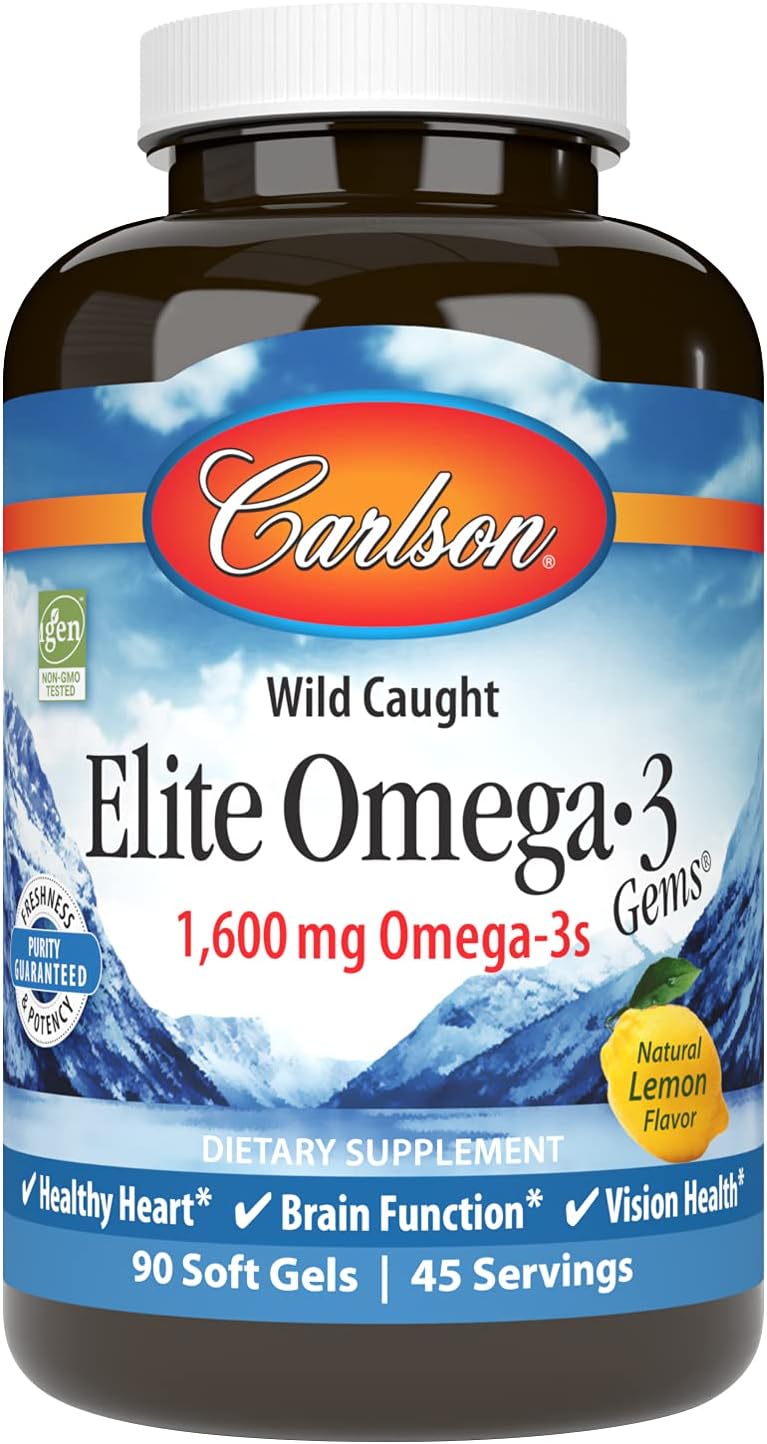 Carlson Laboratories Elite Omega-3 Gems 90 SG