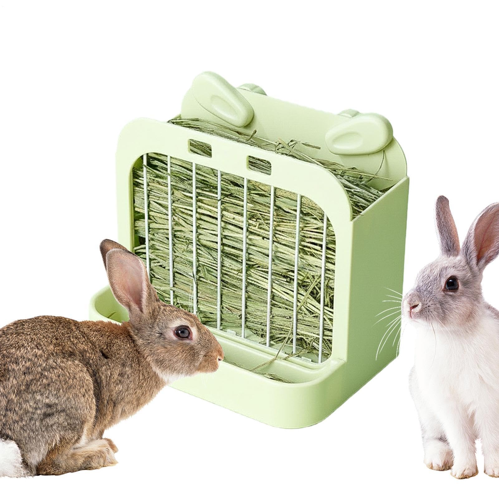 Râtelier à Foin Pour Lapin Distributeur d' | Panier à Foin Grande Capacité Pour Chinchillas Hamsters Gerbilles Petits Herbivores Cage Intérieur