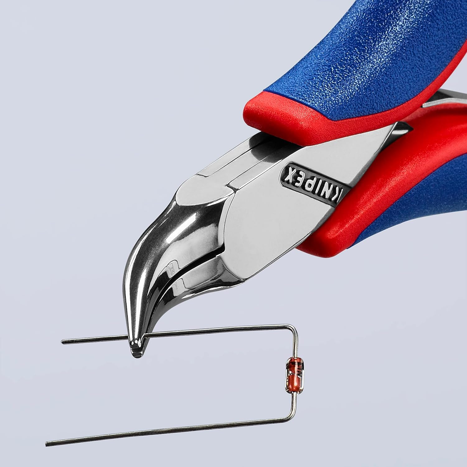 KNIPEX Szczypce dla elektroników ze złączem wsuwkowym z osłonkami wielokomponentowymi 115 mm, 35 42 115