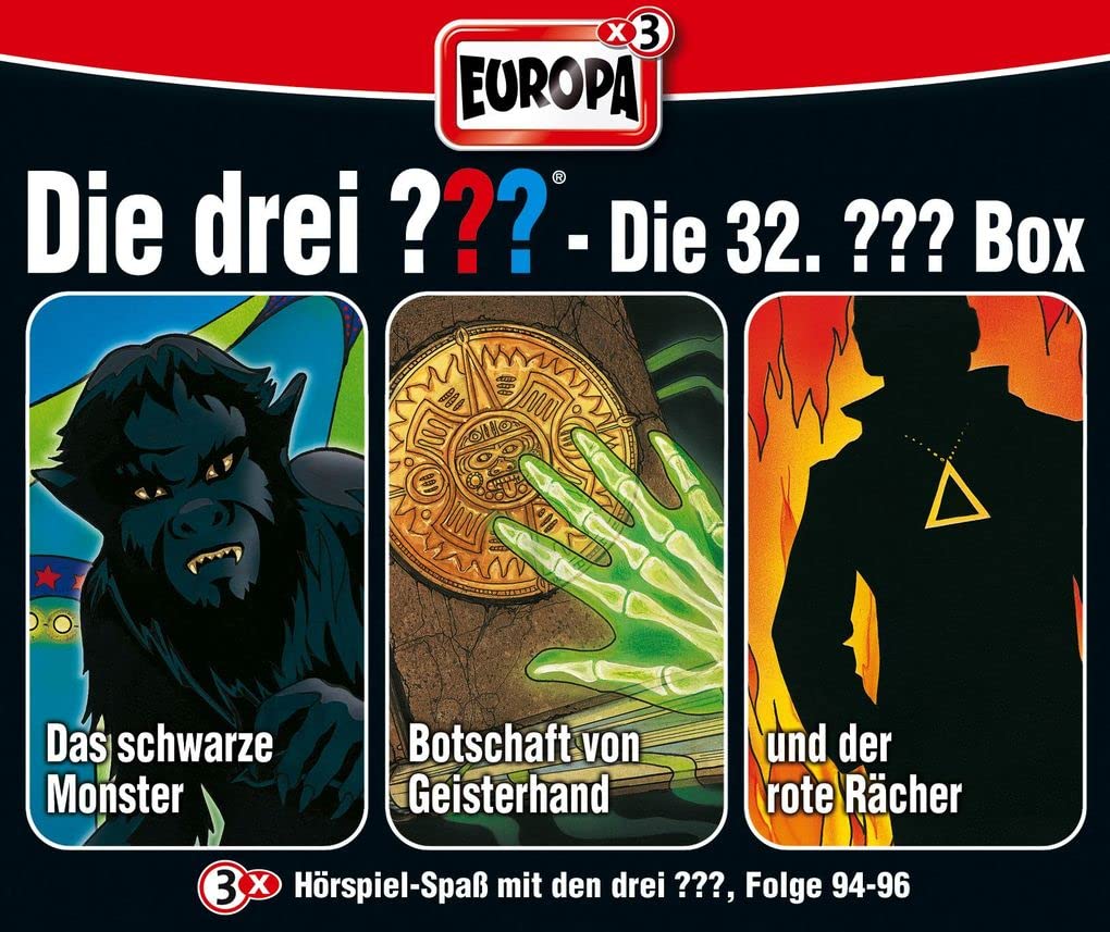 Die Drei ??? - Die 32. ??? Box, Folge 94-96: Das schwarze Monster ...