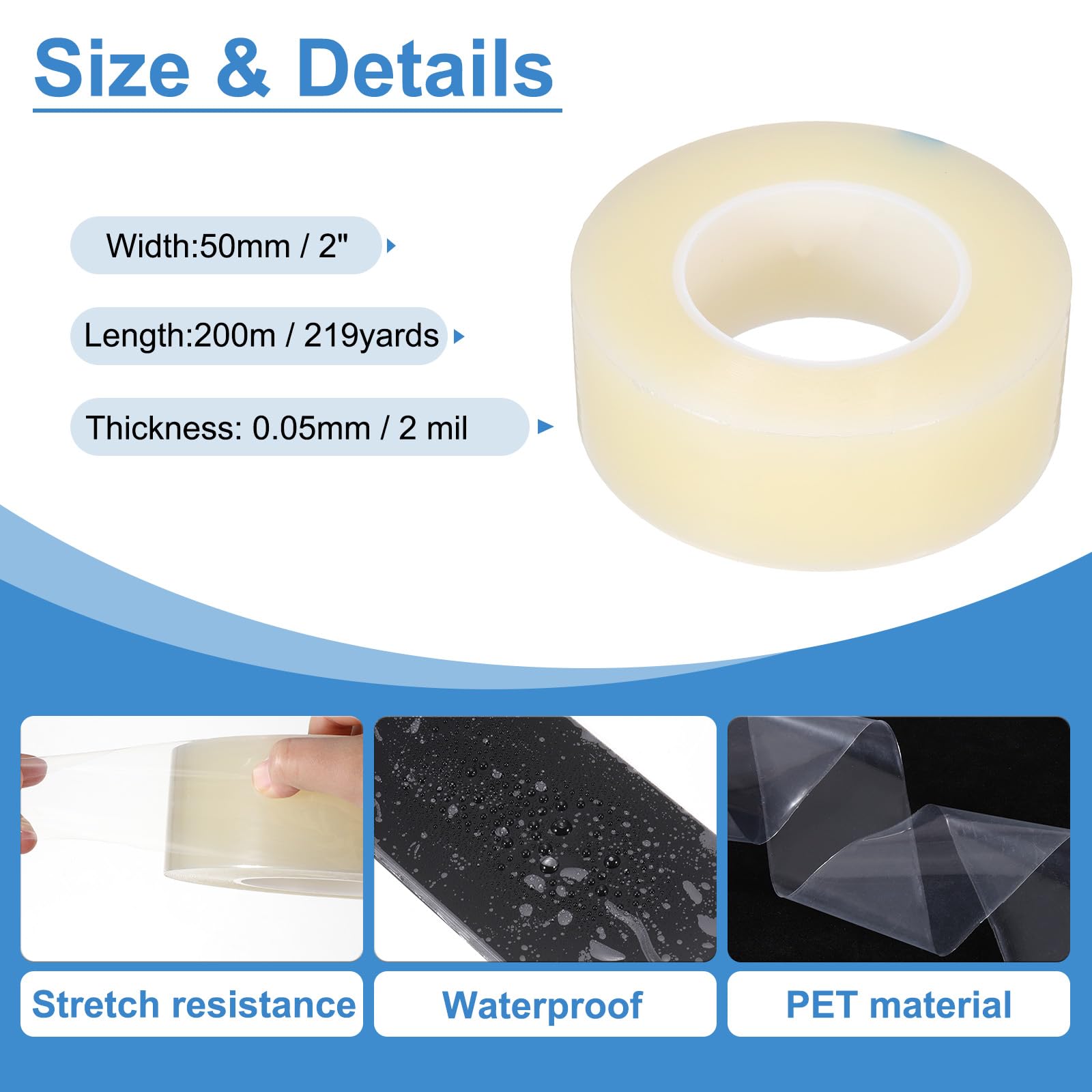 PATIKIL Removable Protective Film Tape - Image 2