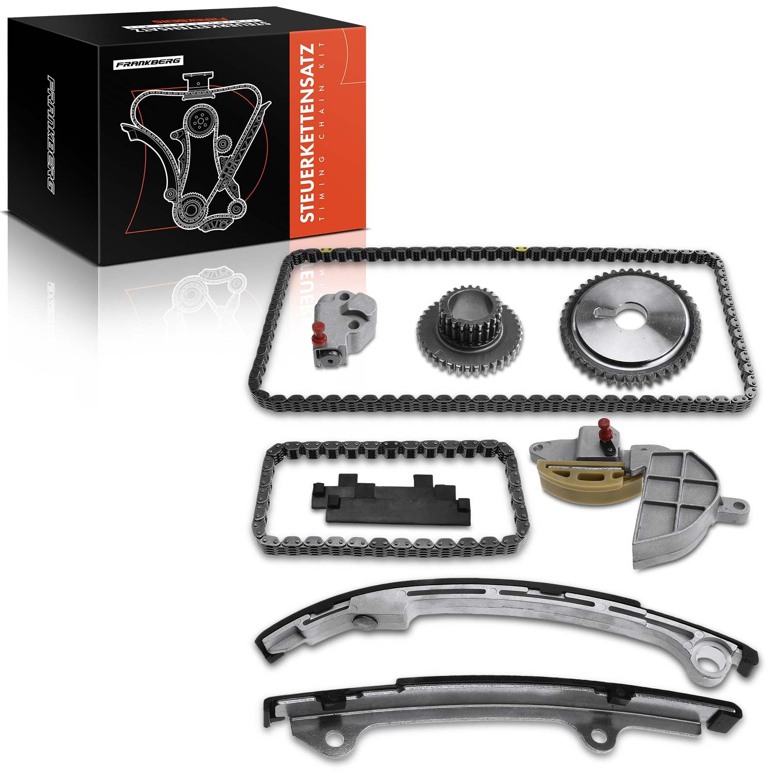 Zestaw łańcucha rozrządu do Primera P12 Primera Hatchback P12 Primera Break WP12 X-Trail T30 2.0L 2,5L Benzyna 2001-2013 15041-6N215