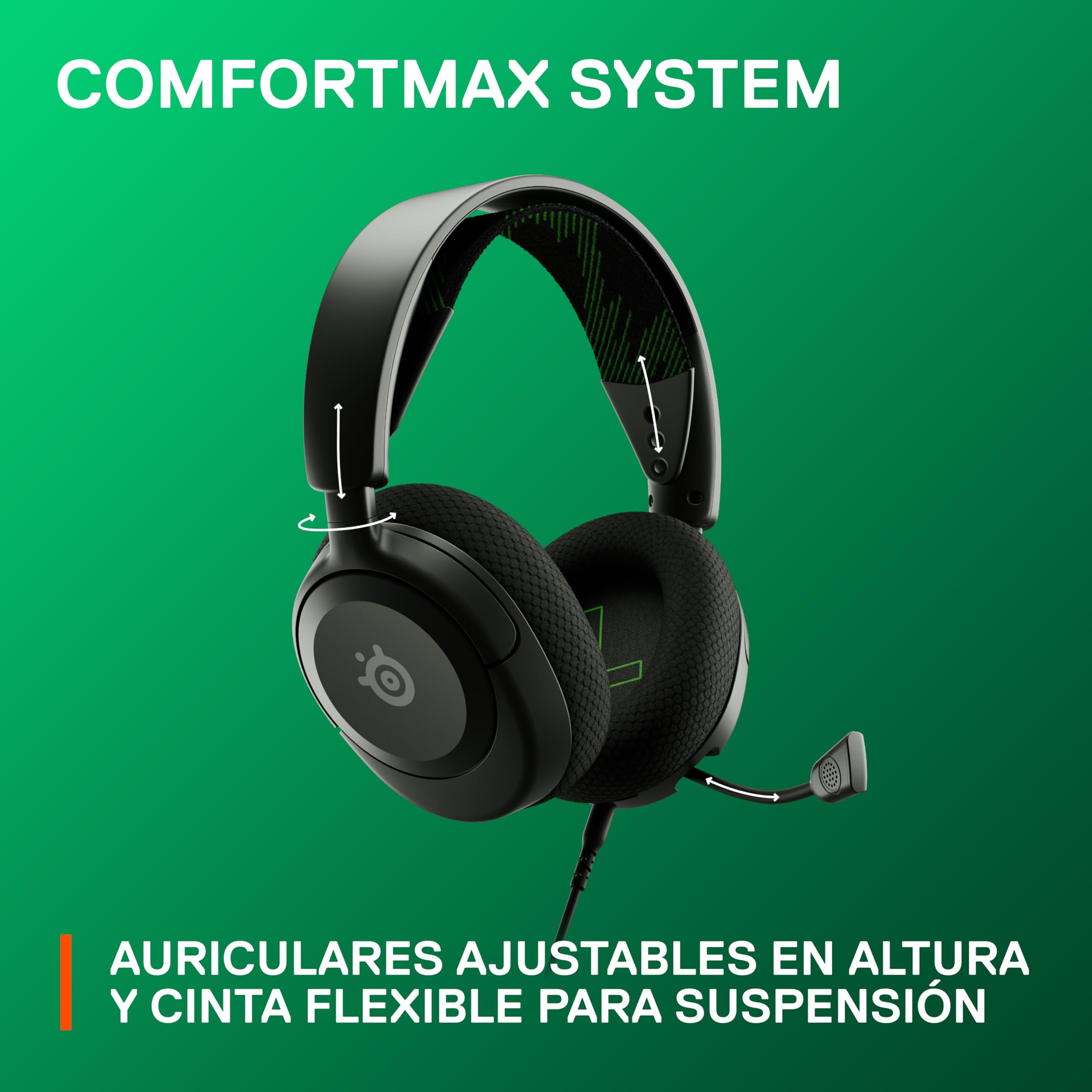 SteelSeries Arctis Nova 1X - Auriculares para Videojuegos - Sonido Arctis Signature - Micrófono ClearCast Gen 2 - Xbox Series X|S, PC, Playstation, Switch y Mobile