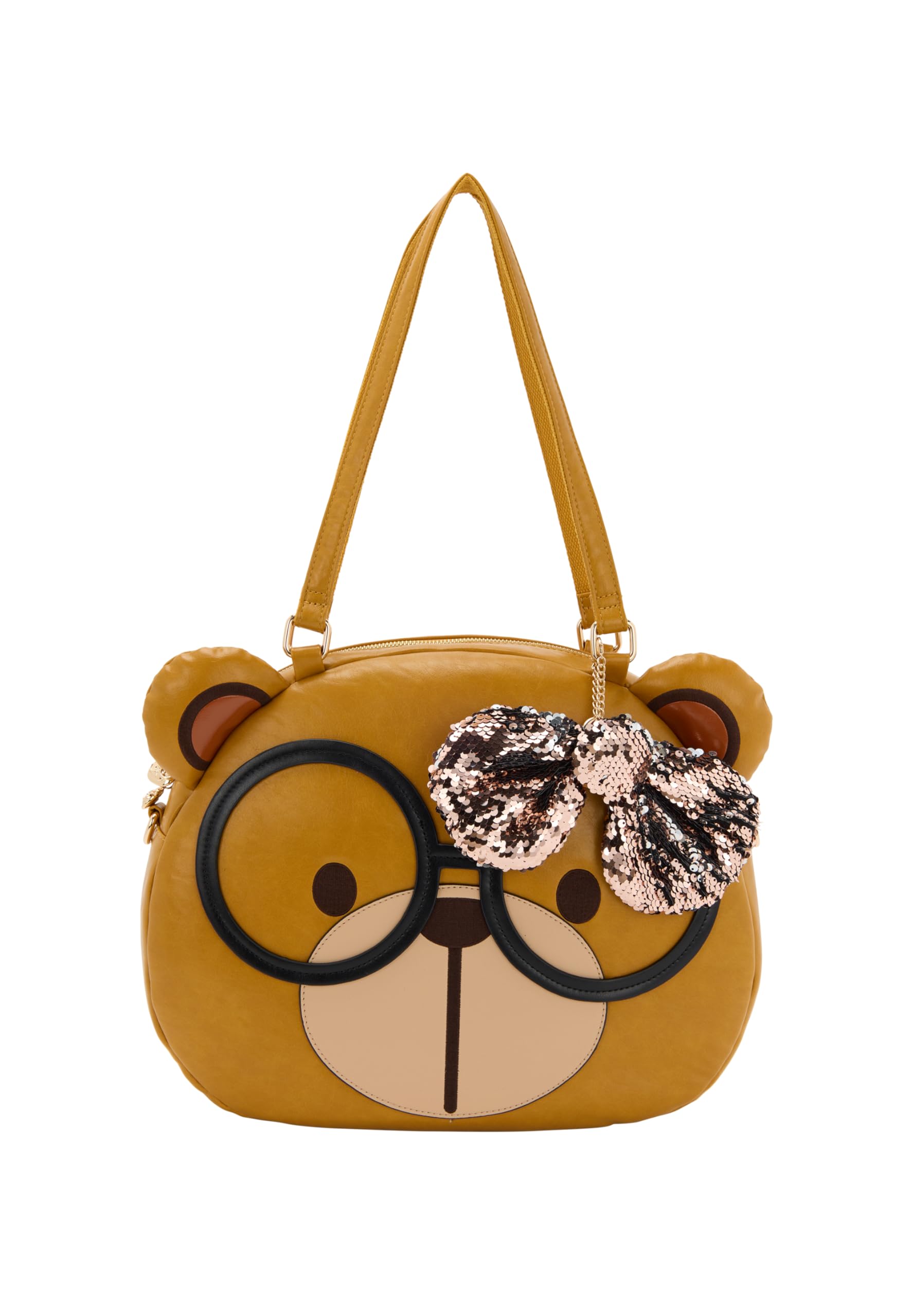 myMo Pop Cream Bear dziewczęca torebka, wielbłąd, rozmiar uniwersalny, wielbłąd, jeden rozmiar