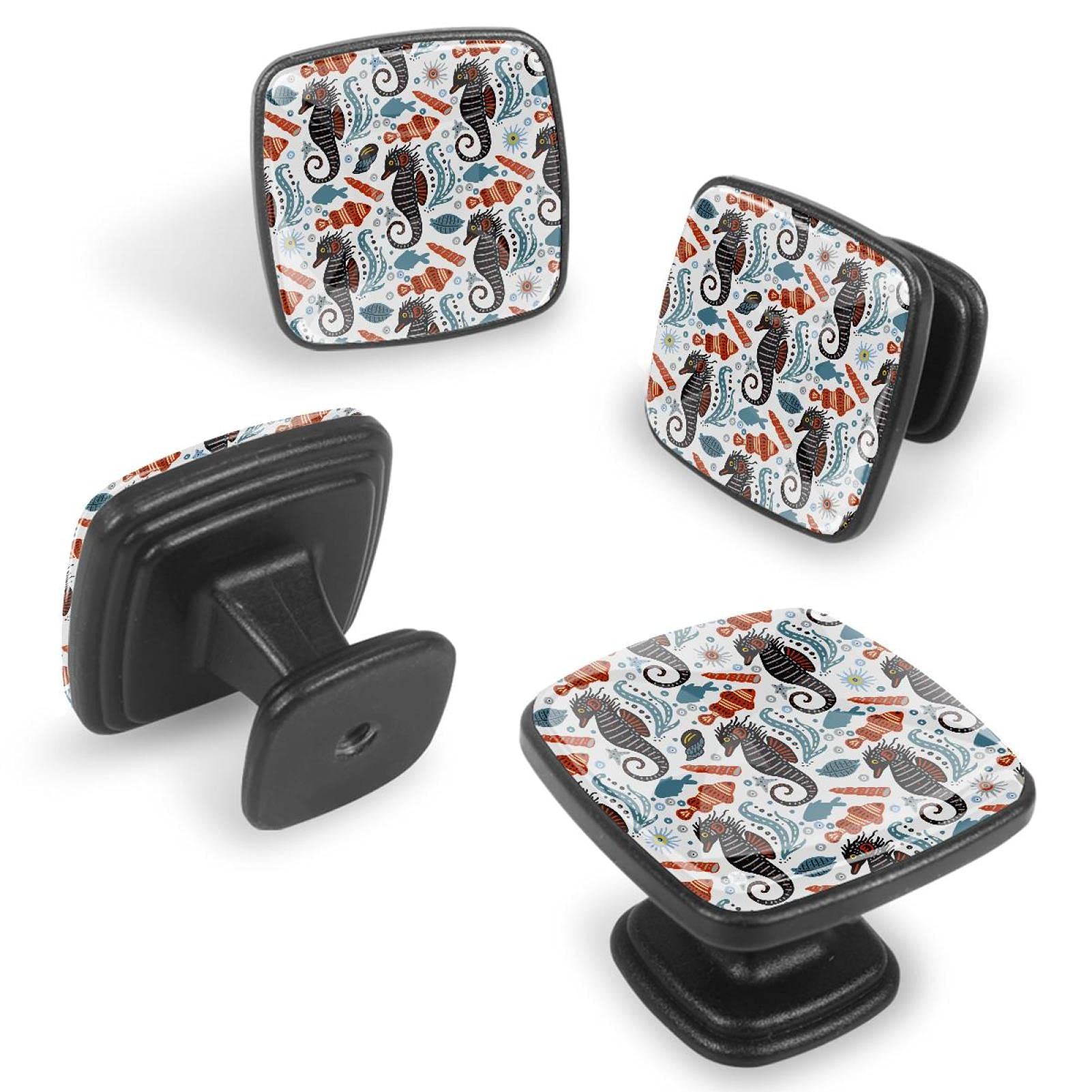 Boutons pour armoires et tiroirs poisson pour une décoration de meuble bord de mer