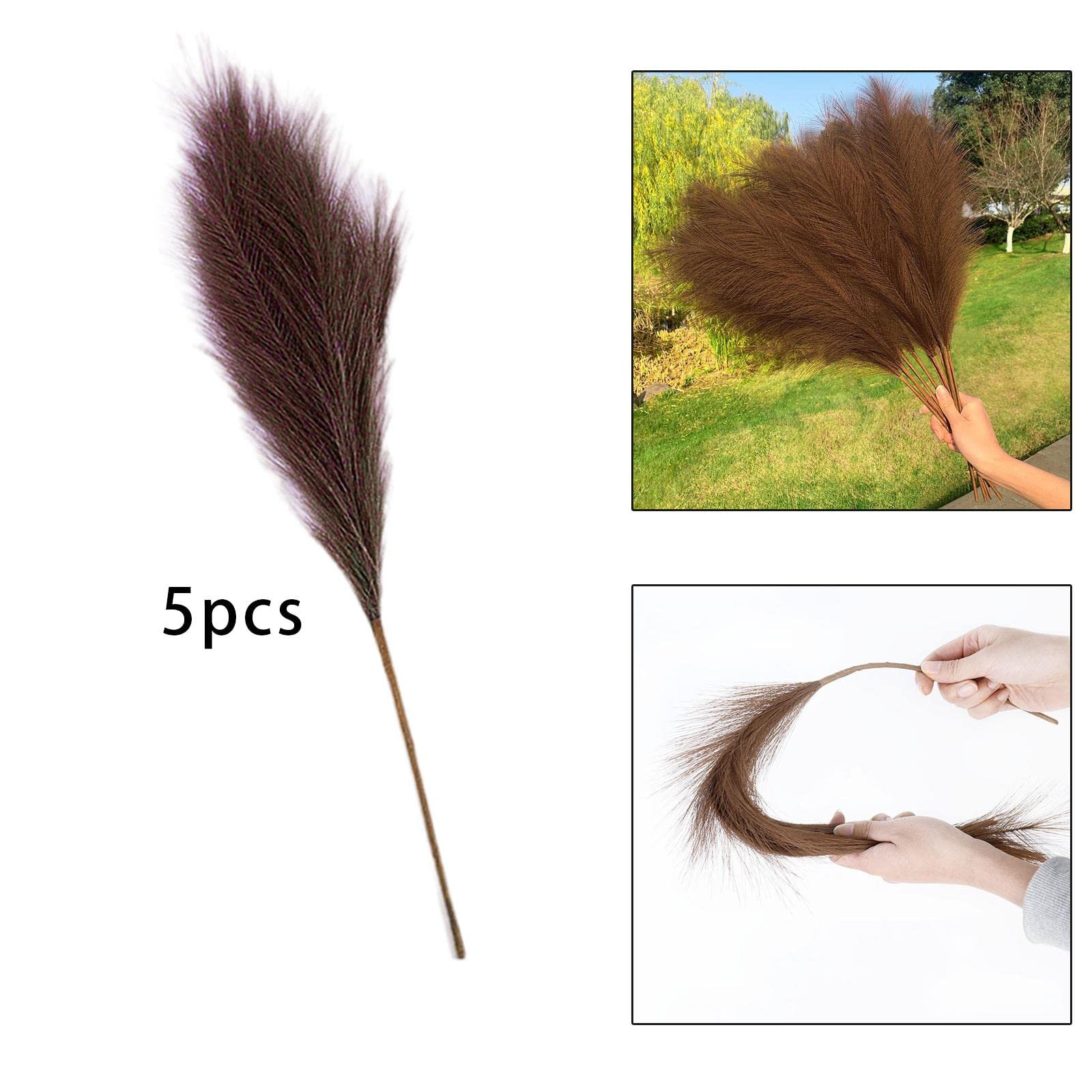 predolo Künstlicher Boho Getrockneter Pampasgras Schilf Gras Blumenstrauß für