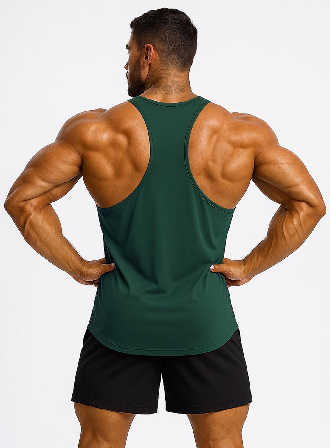 Men's Bodybuilding Stringer Tank Top Sleeveless Gym Shirts - Image 4