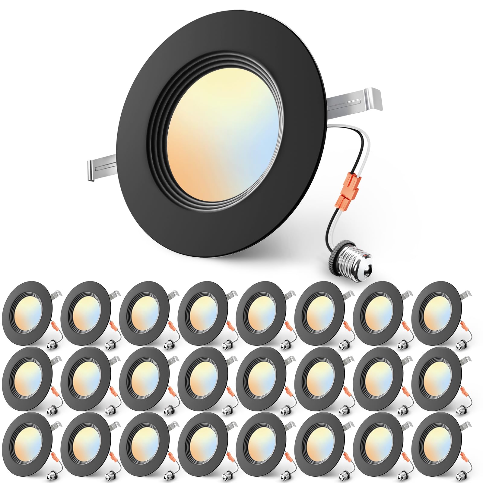 Ensenior LED Recessed Lights - 12 Pack, Easy Install -19