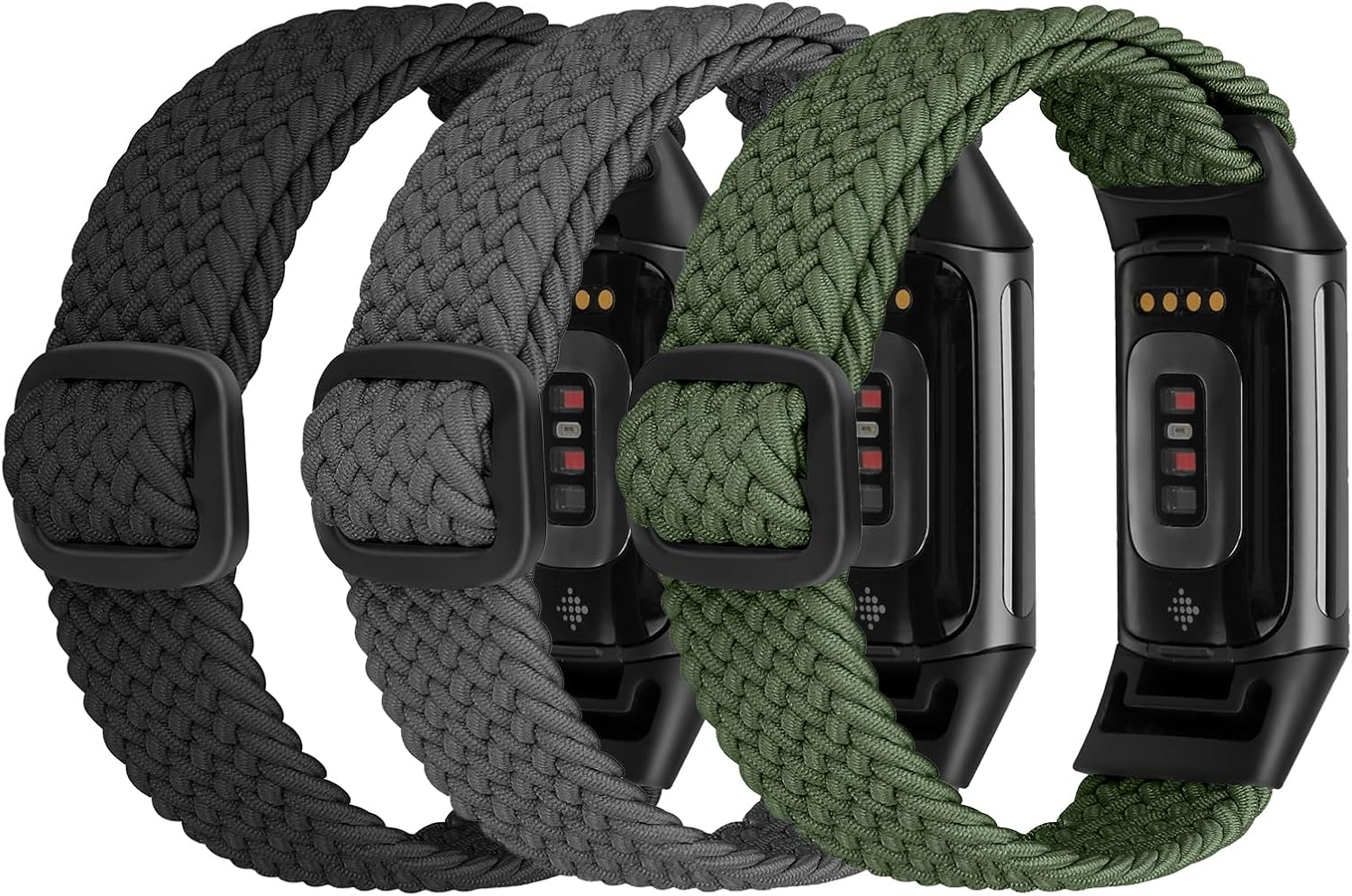 imoshion Elastisch nylonbandje voor de Fitbit Charge 5 - Zwart imoshion Elastisch nylonbandje voor de Fitbit Charge 5 - Zwart
