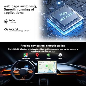 Tablet Android 15 Octa Core 10 Inch 30GB RAM + 128GB ROM (2TB TF) | 5G + 2.4G WiFi | 8000mAh | FHD | Bluetooth 5.0 | GPS | 8MP + 5MP | Type C, Keyboard and Mouse - Blue