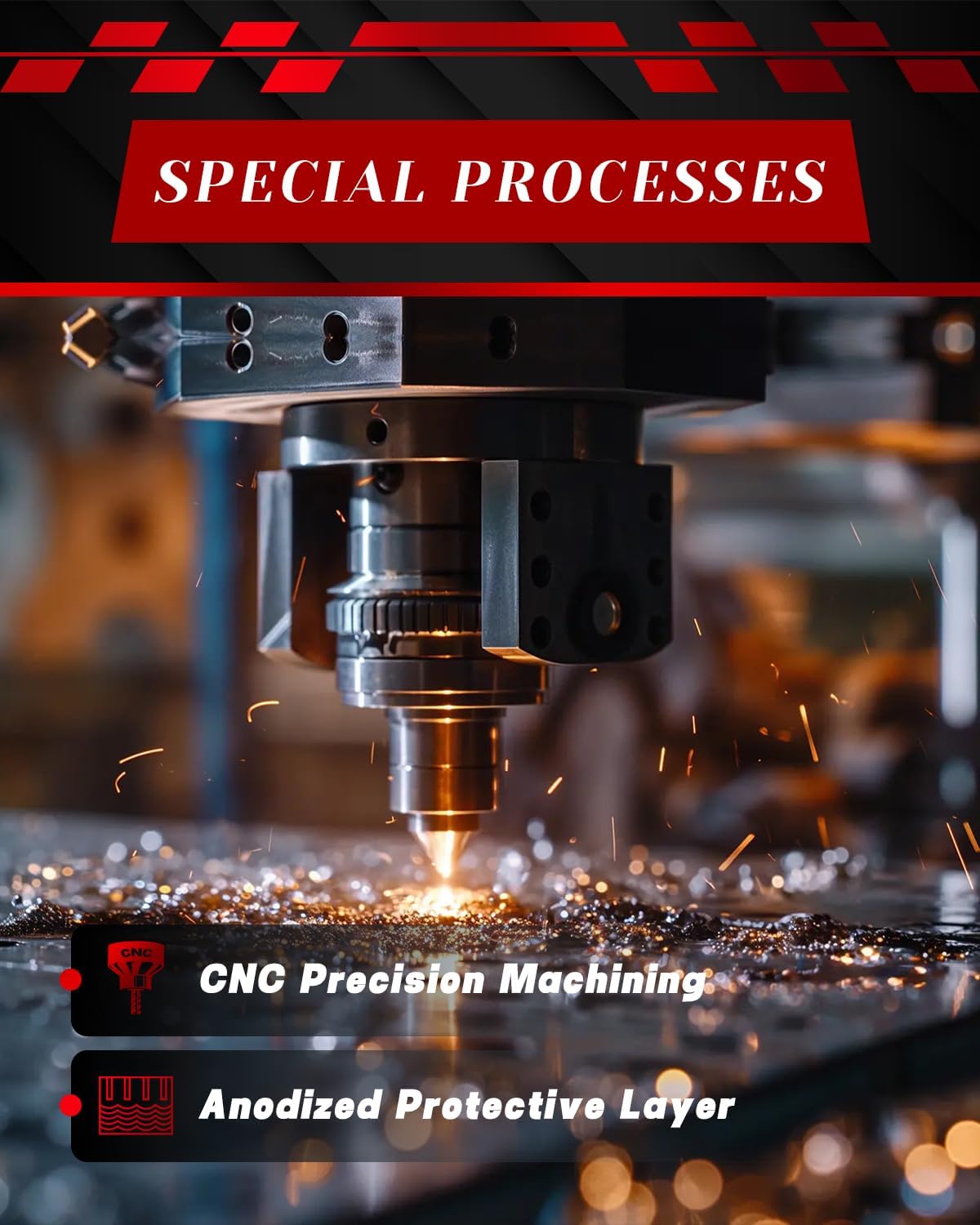 JFG RACING Dirt Bike Brake Pedal, Motorcycle Folding Rear Brake Foot Lever for CRF250L/M 2013-2020, CRF250RALLY 2017-2020, Red