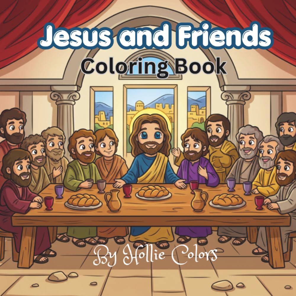 Jesus and Friends: Coloring Book