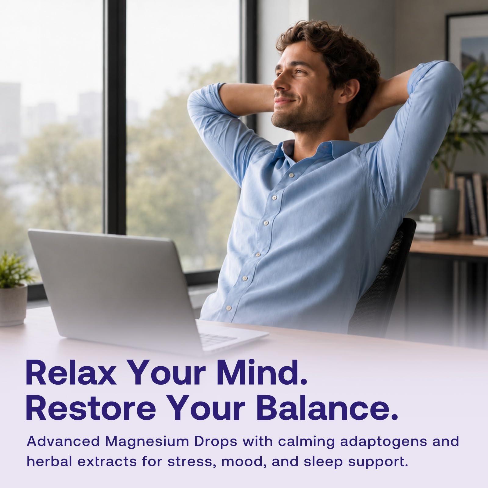2 Pack Magnesium Bisglycinate Liquid Drops, 300mg Liquid Magnesium Drops with L-Theanine, Ashwagandha, Saffron & Chamomile, Supports Sleep, Calm Mood & Stress, 2 Fl Oz Strawberry Flavor — Amazon image 5
