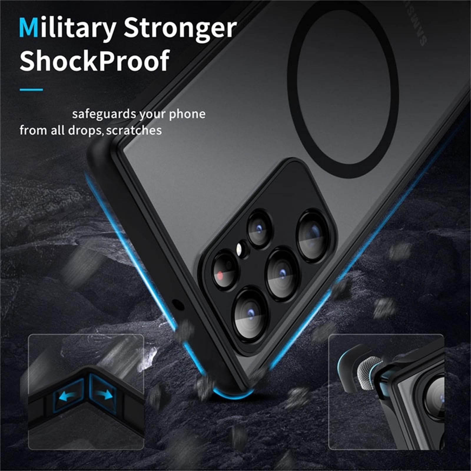 Amazon.co.jp: ワイヤレス充電対応 Galaxy S22 Ultra ケース