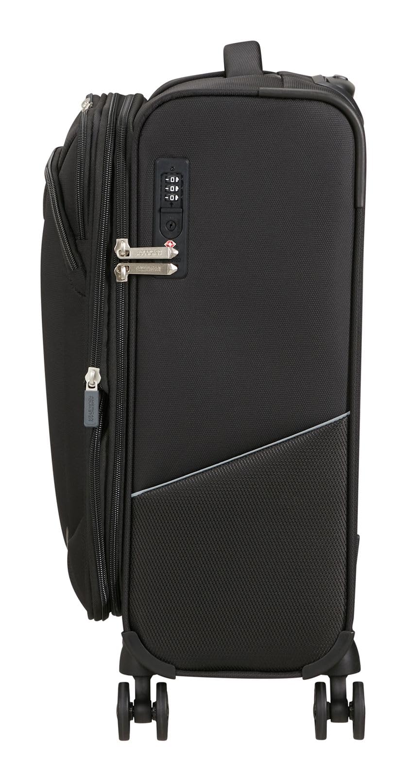 American Tourister Summerride Spinner 55/20 EXP TSA Trolley Black Negro