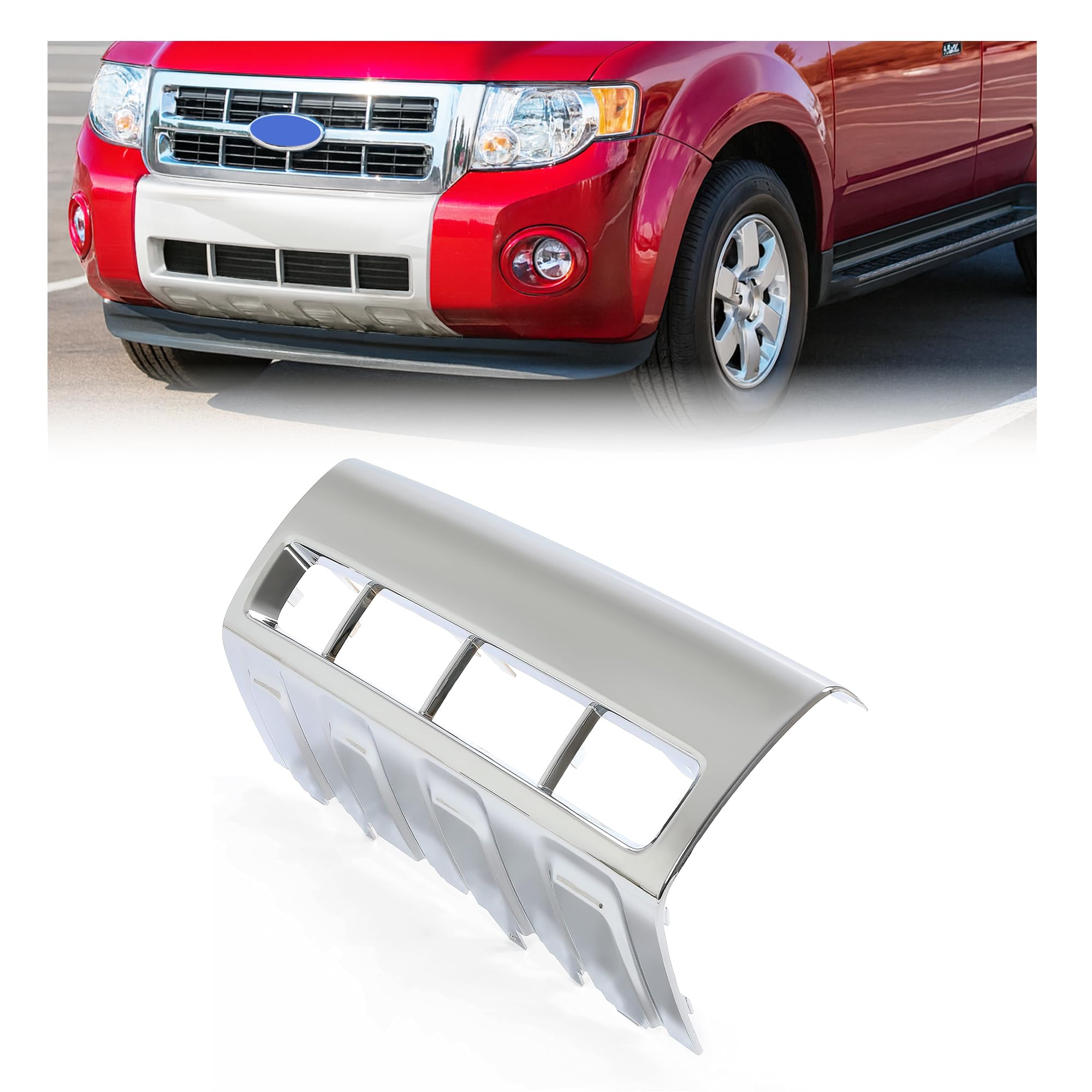 Amazon.com: KUAFU Front Bumper Molding Compatible with 2008