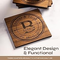 Vista 6 de Wedding Gifts or Gifts for Anniversary Couples Custom Cutting Board – Personalized Wedding Gift with Names & Date – Handmade in USA