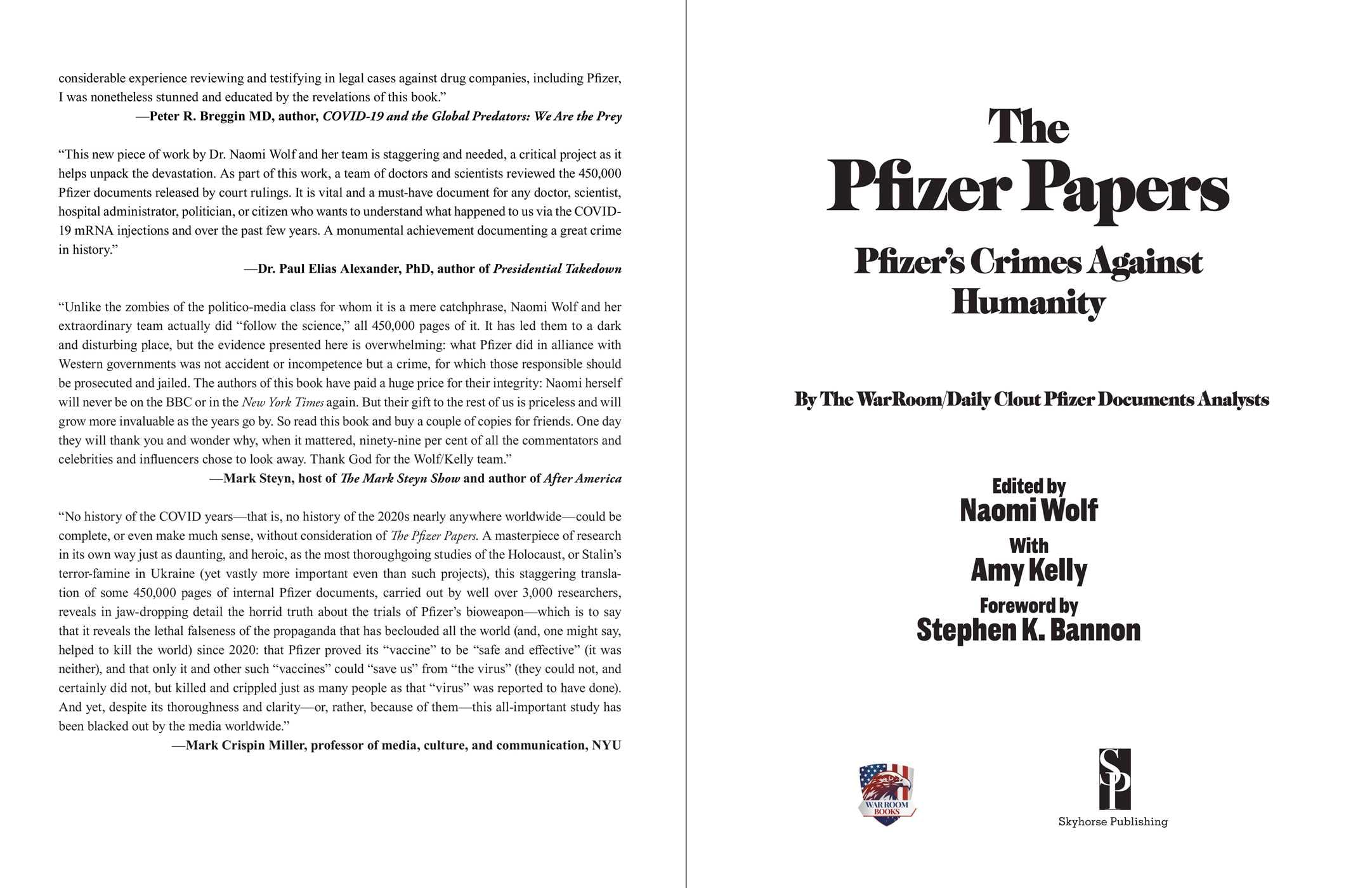 The Pfizer Papers: Pfizer's Crimes Against Humanity