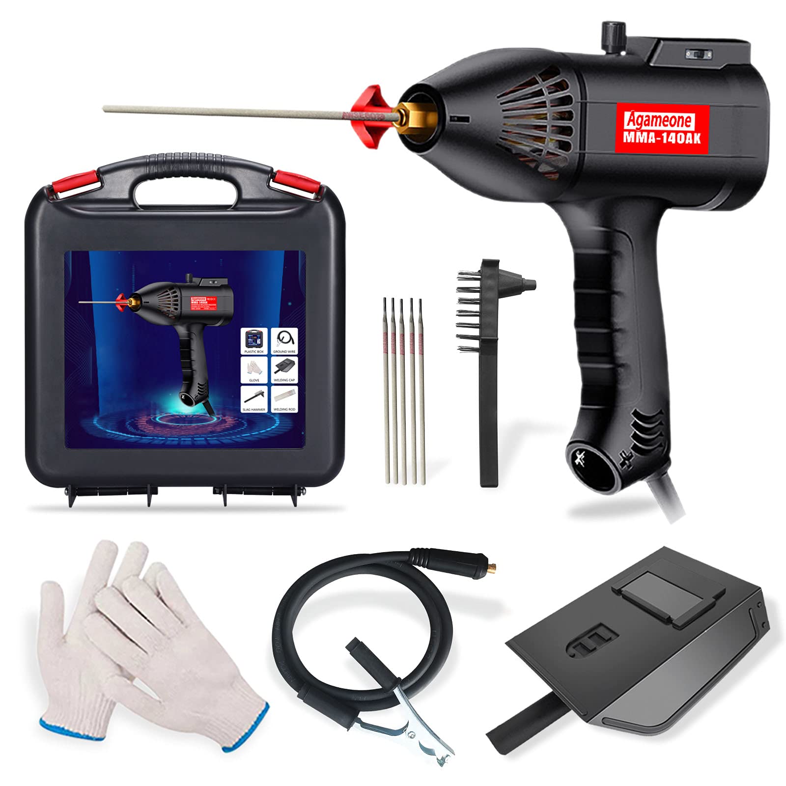 ARC Welder Hand Held Welding Machine Kit 110V Voltage IGBT Digital MMA