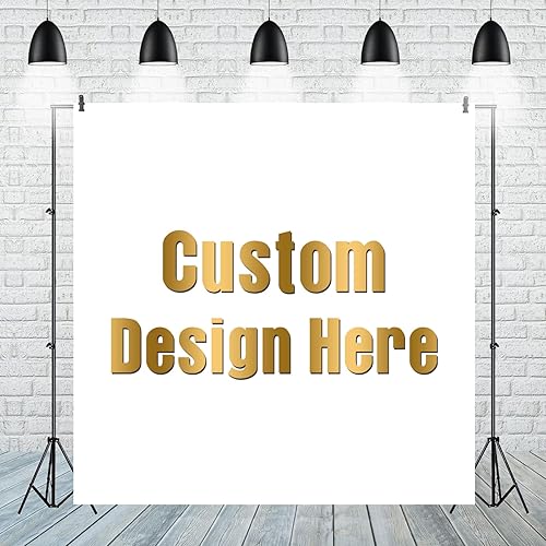 Miniatura 10 de Telón de fondo personalizado, diseño personalizado, tus propias fotos, texto, logotipo, Navidad, cumpleaños, baby shower, boda, aniversario,
