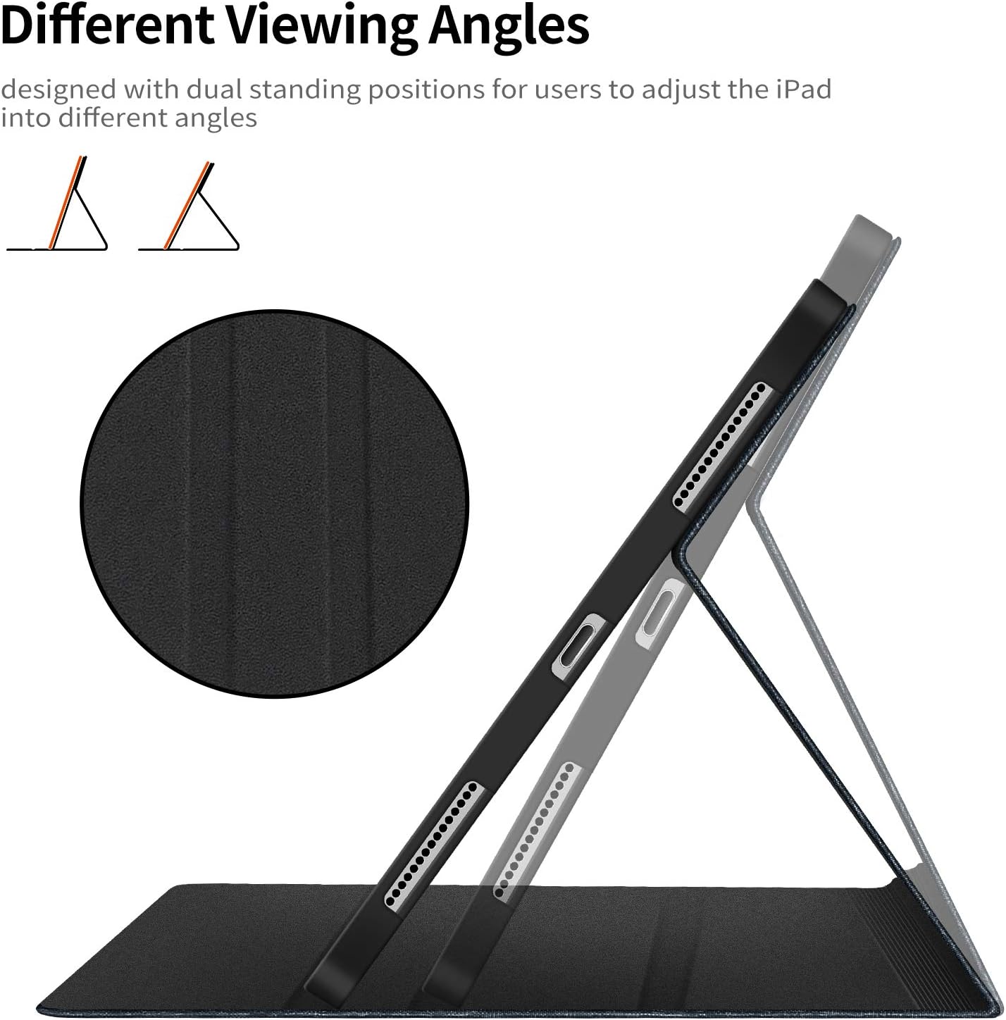 Product Deal iPad Pro 11 Case 3rd/2nd/1st Generation Case 2021/2020/2018 with Pencil Holder Multi-Angle Smart Cover for iPad Pro 11inch Support 2nd Gen Pencil Charging Amazing 🔥 iPad Pro 11 Case 3rd/2nd/1st Generation Case 2021/2020/2018 with Pencil Holder Multi-Angle Smart Cover for iPad Pro 11inch Support 2nd Gen Pencil Charging