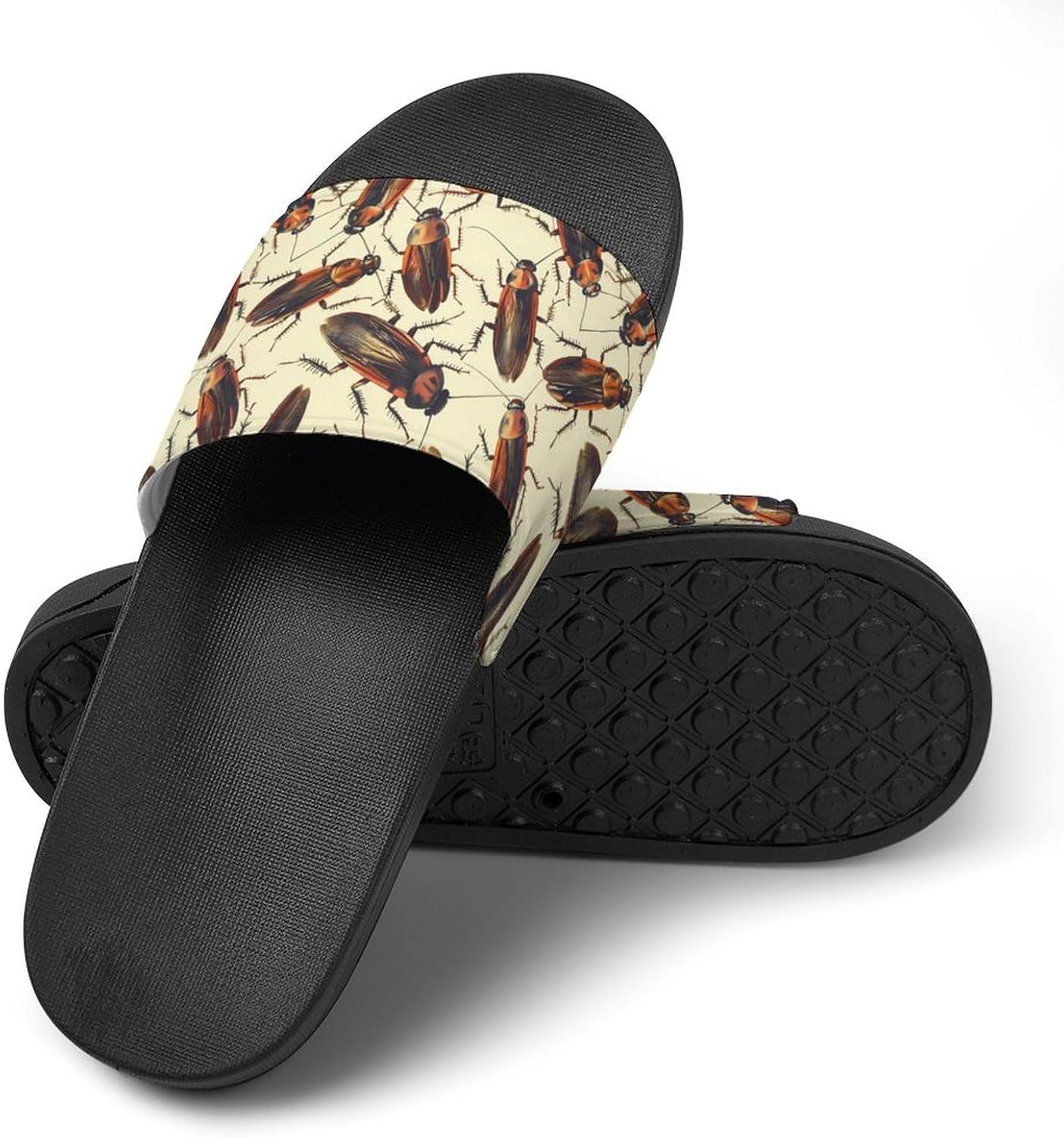 Cockroach Funny Slippers Slides Sandals Shower Home House Shoes Non Slip Soft Sole Shoe For Men Women Bathroom image 3
