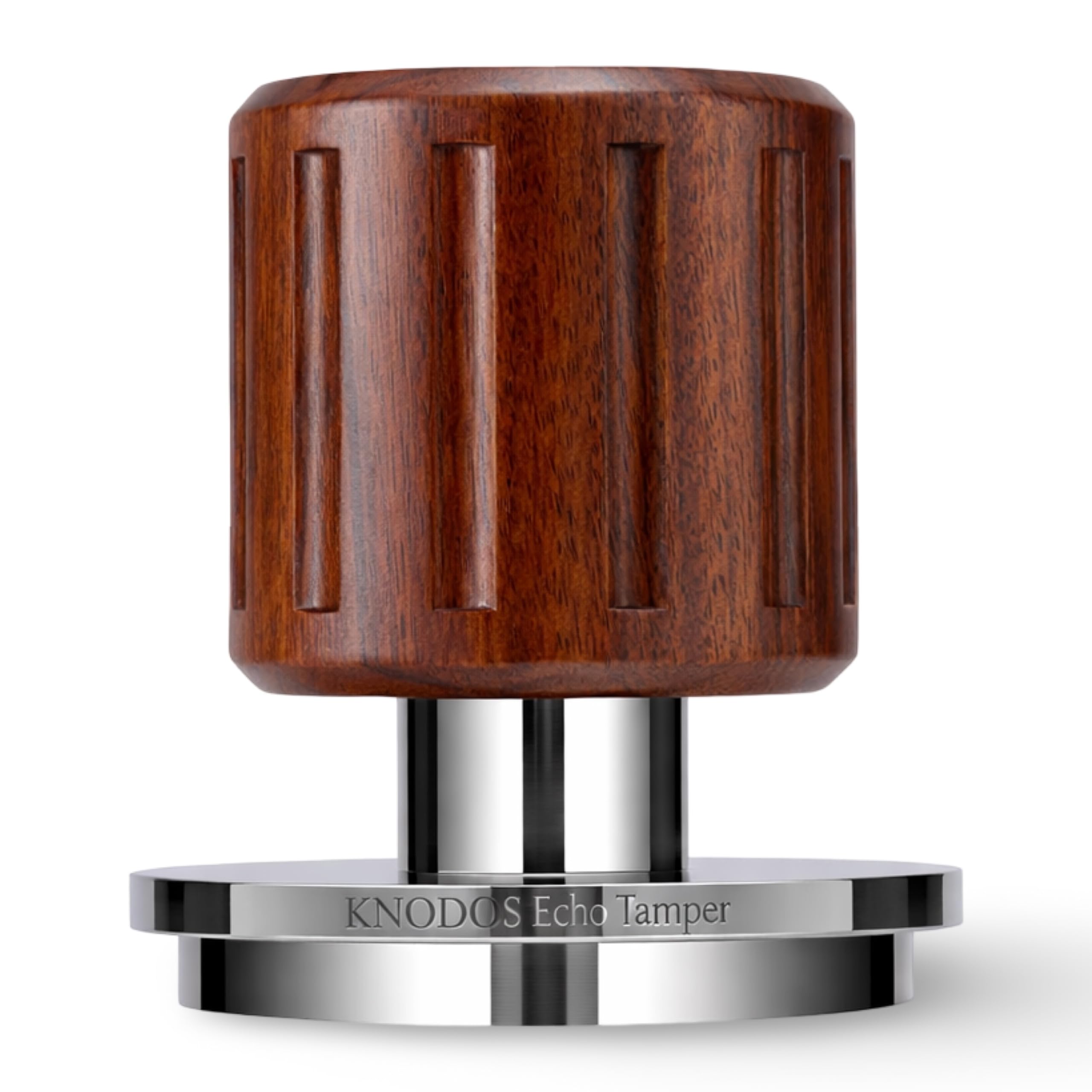 KNODOS Coffee Tamper 58mm with Rosewood Handle Click Feedback | Self Leveling Espresso Ta…