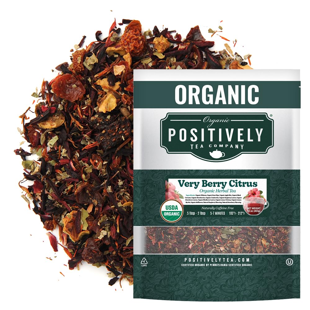 Very Berry Citrus, Herbal Tea, Loose Leaf, 16 Ounce